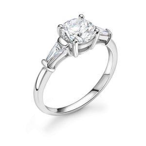 Platinum Diamond Solitaire Ring