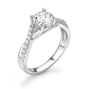 Platinum Diamond Solitaire Ring