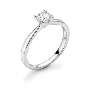 Platinum Diamond Solitaire Ring