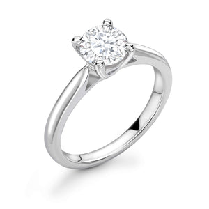 Platinum diamond solitaire ring 0.50ct, Leevans Jewellers & Pawnbrokers Leeds