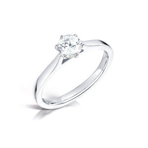 Platinum diamond solitaire ring 0.50ct diamond, Leeds gold buyers, pawnbrokers