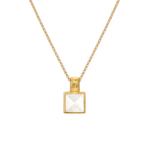 Hot Diamonds Jac Jossa Calm Mother of Pearl Pendant, Leevans Jewellers & Pawnbrokers