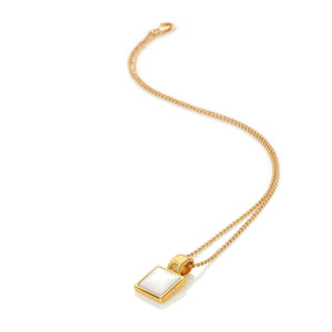 Calm Mother of Pearl Square Pendant