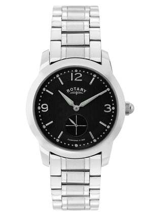 Rotary Gents Black Dial