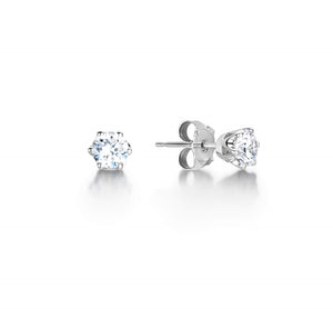 18ct White Gold Diamond Stud Earrings, Leevans Jewellers Leeds, Scrap Gold Buyer Leeds, Pawnbrokers
