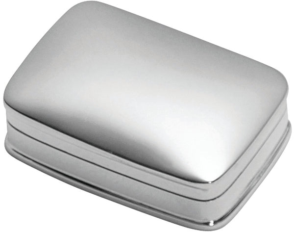 Silver Rectangular Pill Keepsake Box – Leevans Jewellers